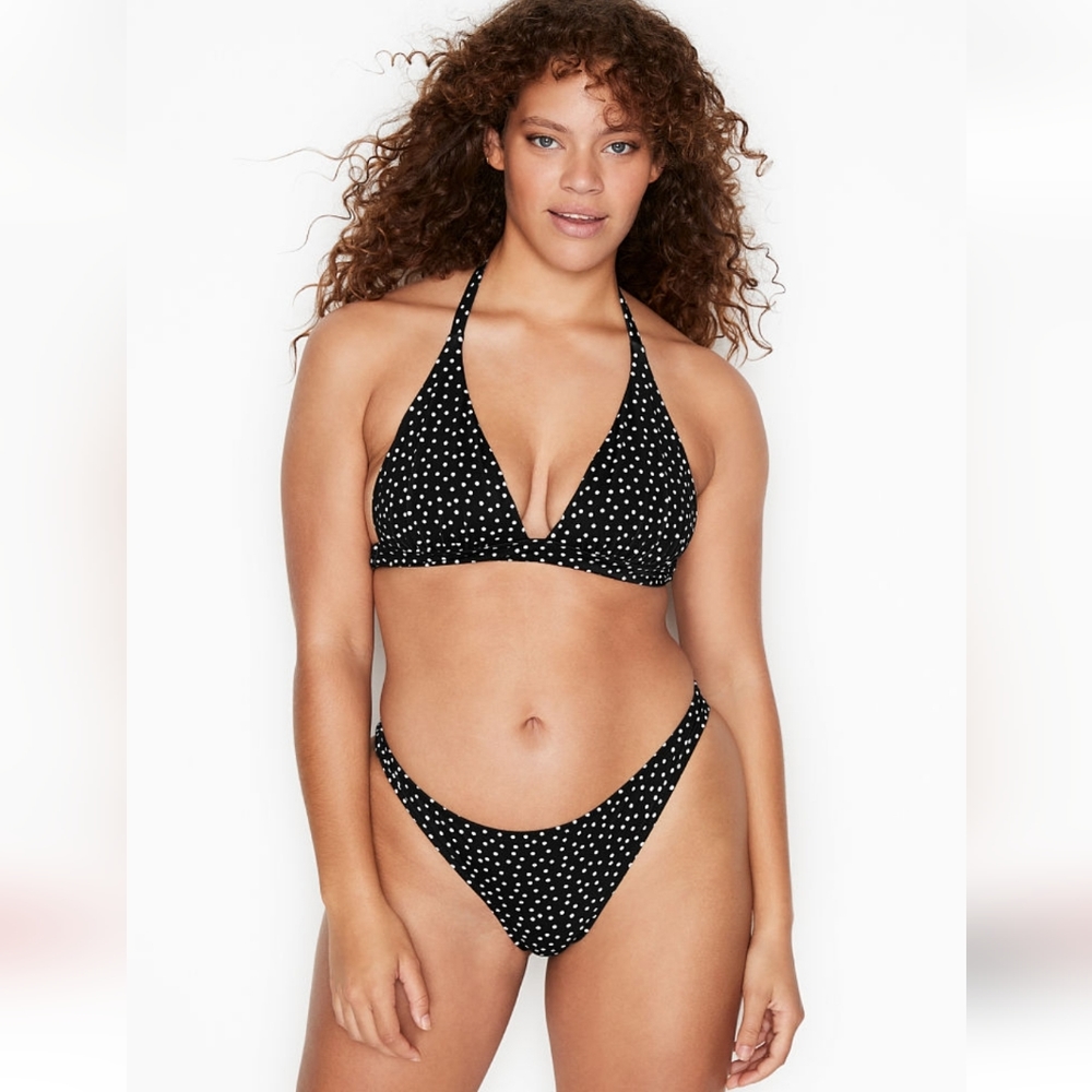 VS Swim Banded Halter Bikini Top and Malibu Tie Side Low Rise Bikini Bottom